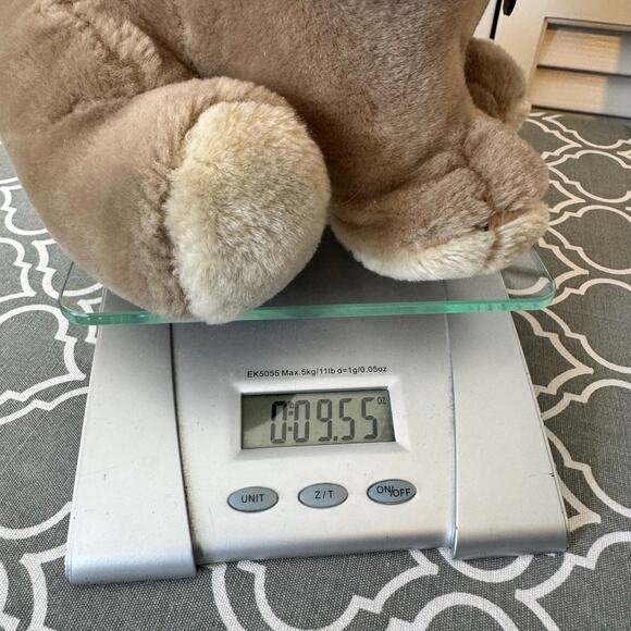 Ganz Vintage Wrinkles 1981 Dog Plush Toy Stuffed Animal Medium Brown 10" Puppy - Picture 12 of 12